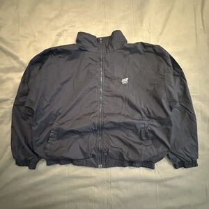 Vintage 90s JC Penny USA Olympics Windbreaker Jacket Men's Large Navy Full Zip